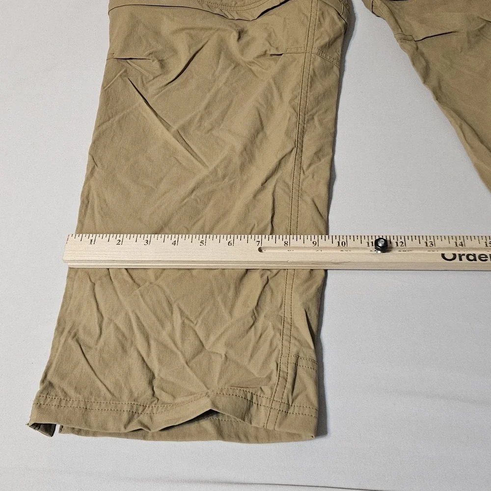 REI Co-op‎ Pants Sahara Convertible Outdoor Men's Brown 38x30 Relaxed 8